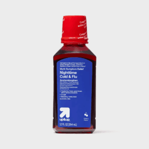 Nighttime Cold & Flu Relief Liquid - Cherry - 12 Fl Oz - Up&Up™