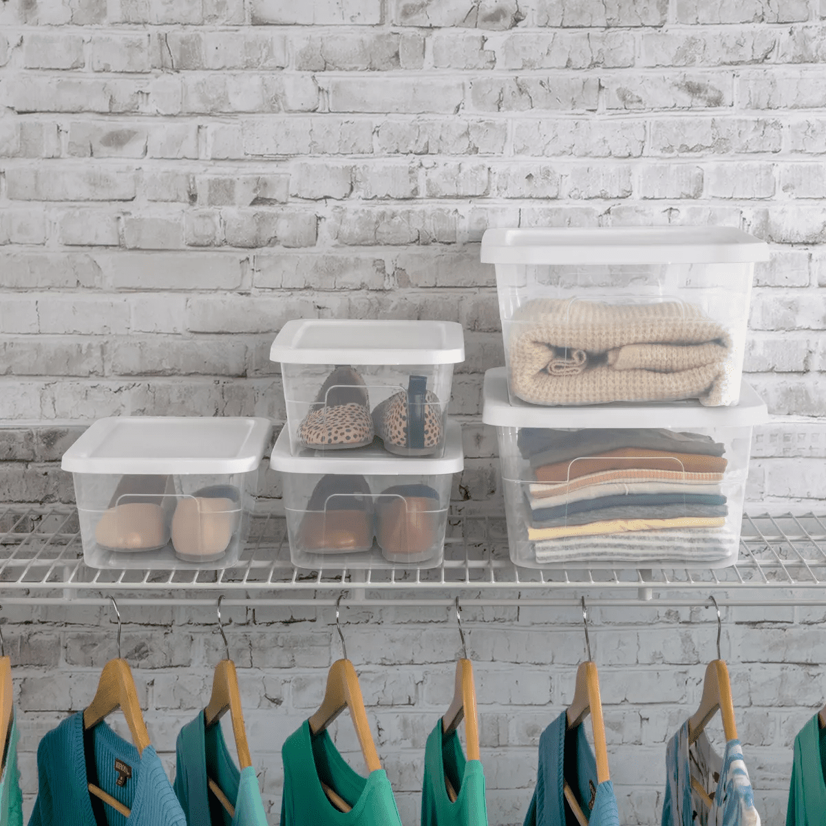 6Qt Clear Storage Box White - Brightroomâ„¢ - Image 7