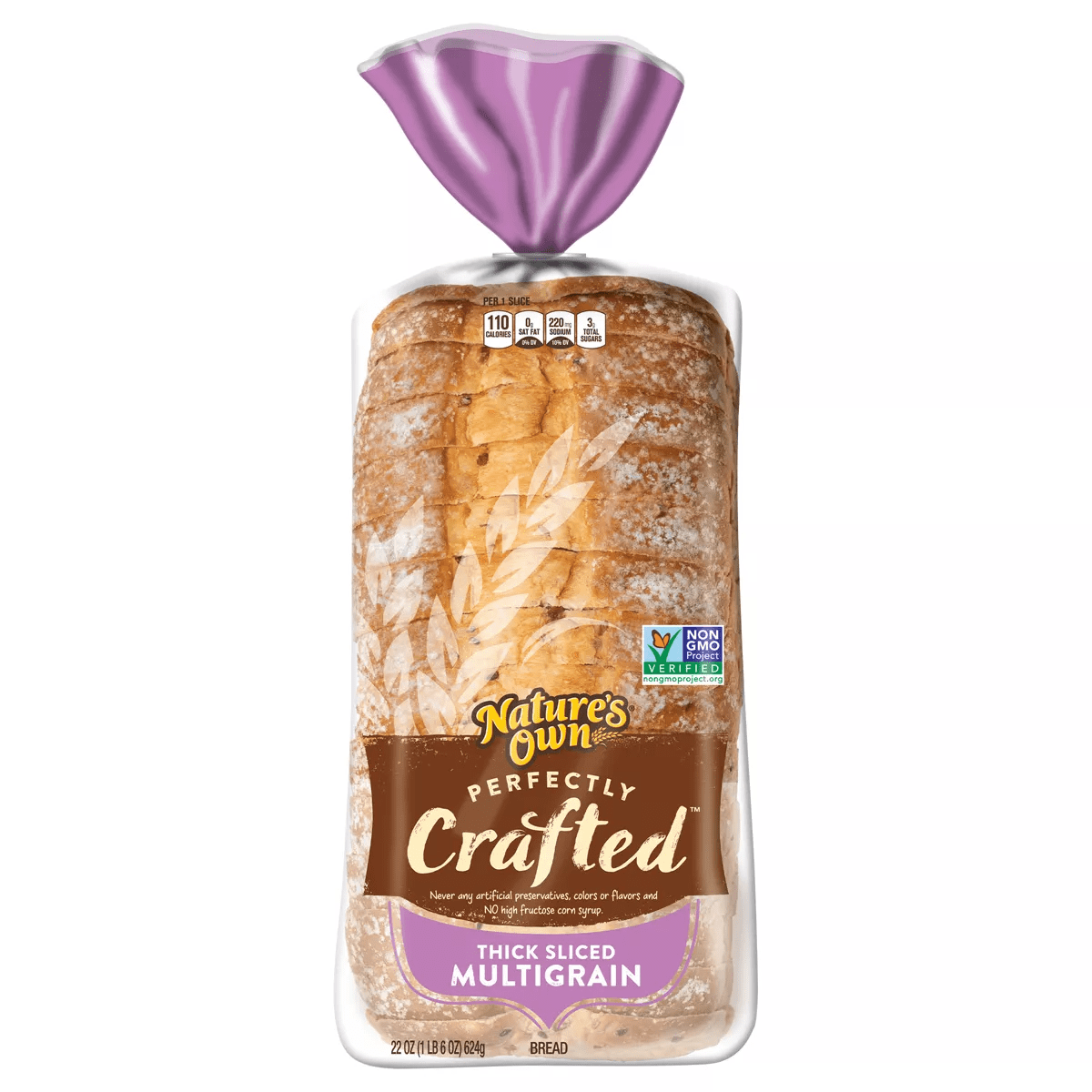 Nature'S Own Perfectly Crafted Multigrain Sandwich Bread - 22Oz