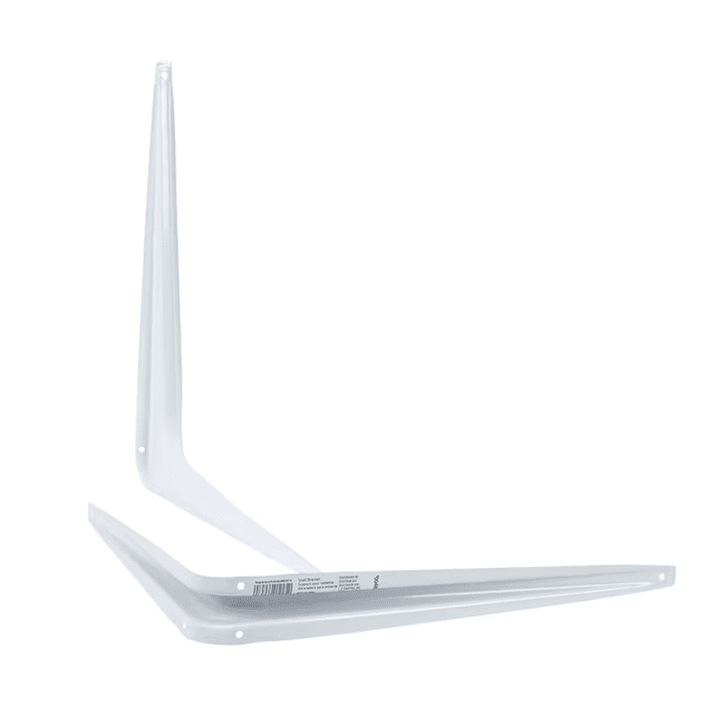 13.5-In L X 1.875-In W X 11-In D White Shelf Bracket - Image 3