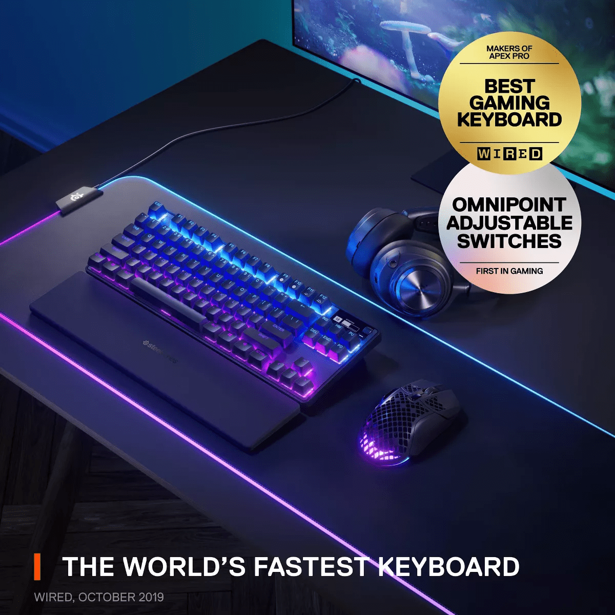 Steelseries APEX Pro TKL Wireless Keyboard - Image 3