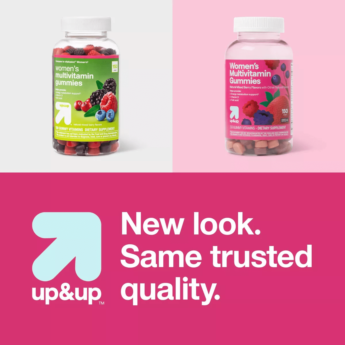 Women'S Multivitamin Gummies - Natural Berry - 150Ct - Up&Up™ - Image 5