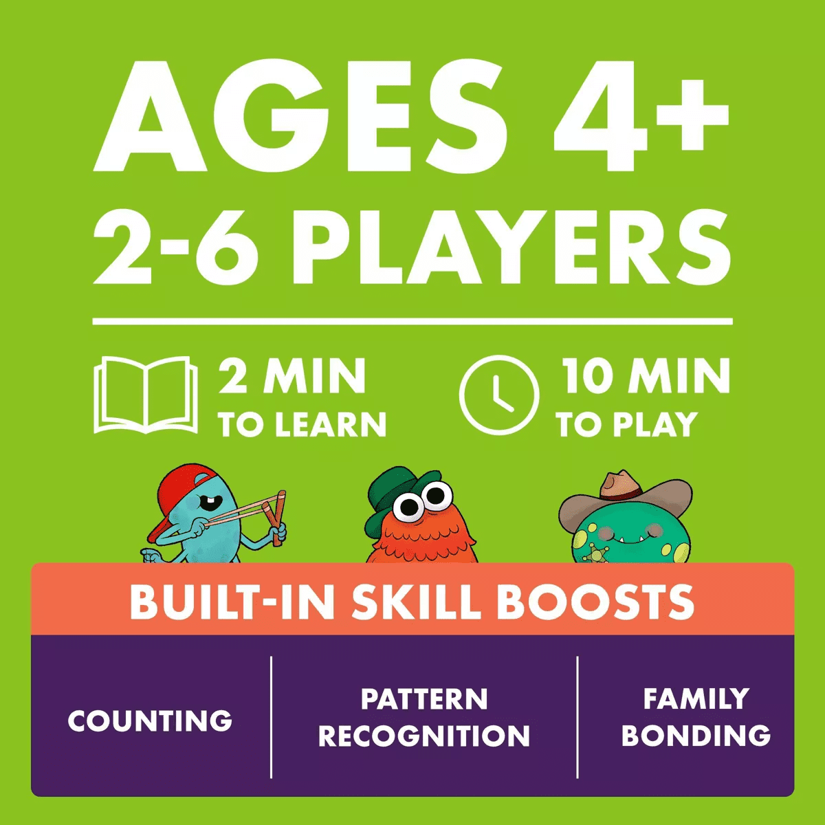 Kitten Games Monster Match Board Game: Educational Social Skills, Fast Play, 2-6 Players - Image 4