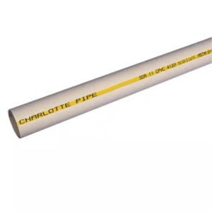 1/2 In. X 10 Ft. CPVC SDR11 Pipe, Plain End, Corrosion-Resistant, for Hot and Cold Water Distribution