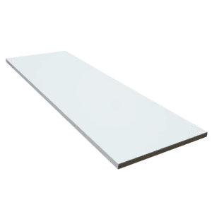 11.75-In D X 72.5-In L White Melamine Rectangular Shelf Board
