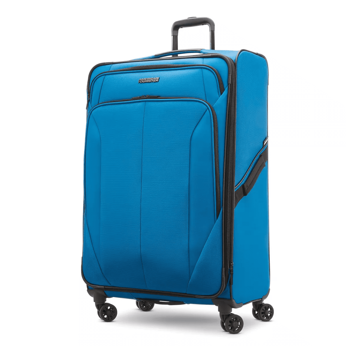 American Tourister Phenom Softside Large Checked Spinner Suitcase - Image 11