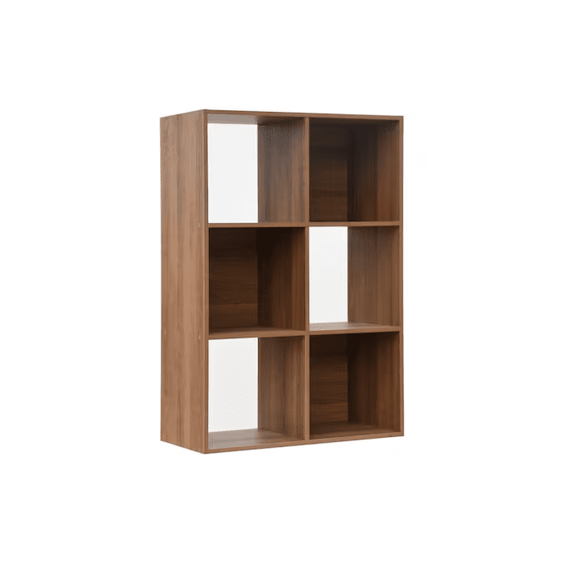 35.88-In H X 24.13-In W X 11.63-In D Rye Stackable Wood Laminate 6 Cube Organizer - Image 13