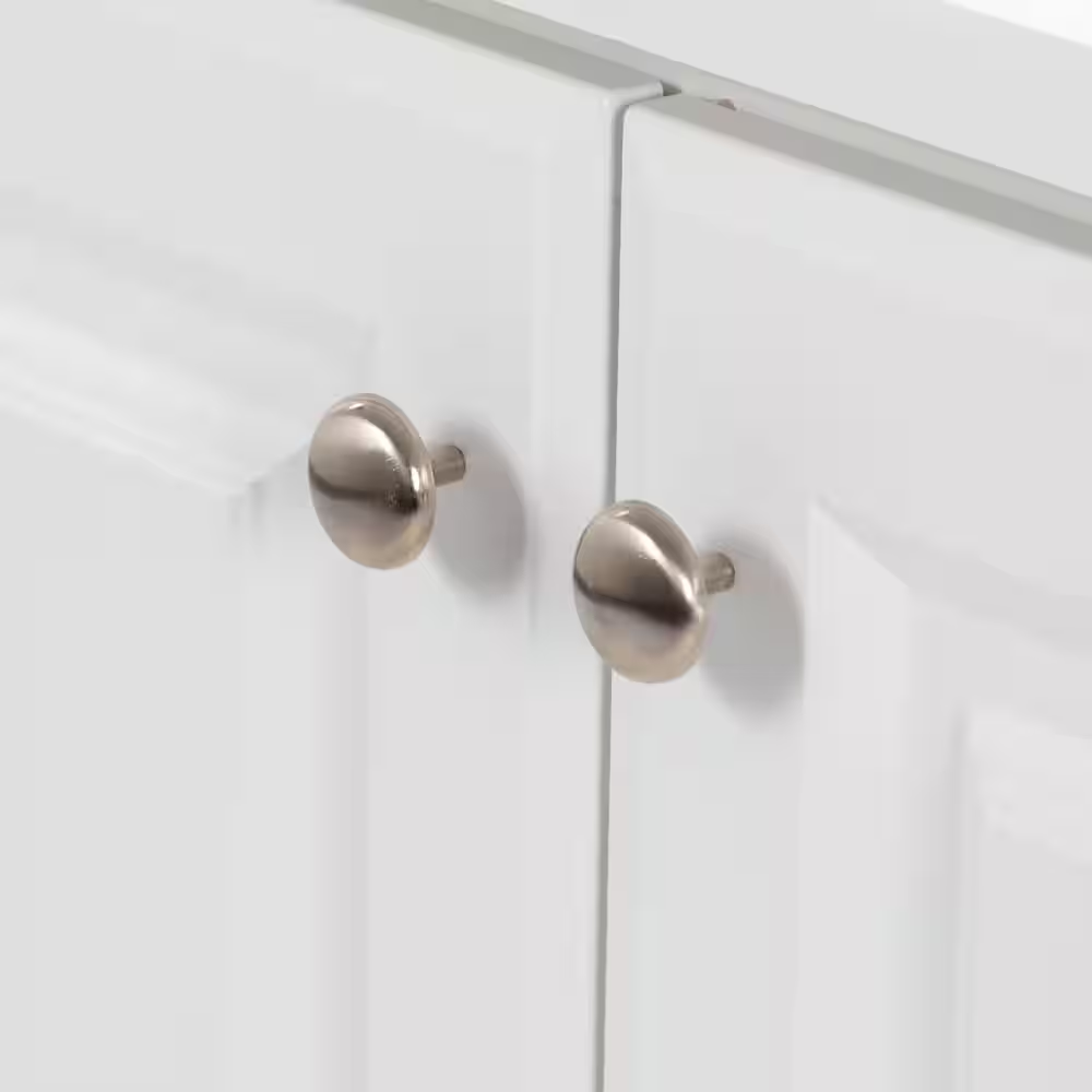 31 In. Single Sink White Bath Vanity with White Cultured Marble Top (Assembled) - Image 6