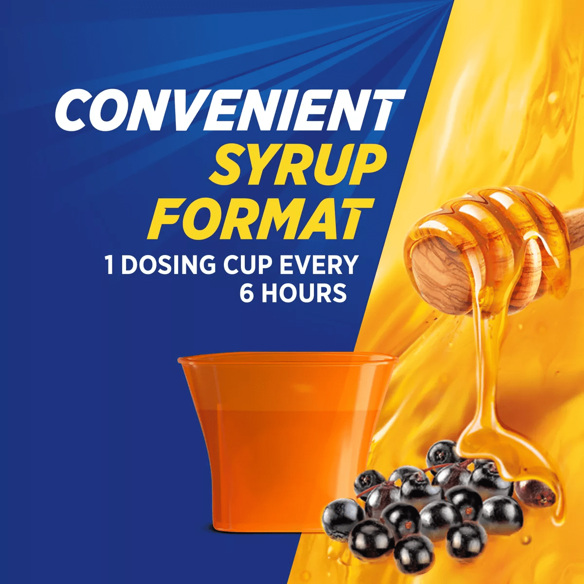 Theraflu Multi-Symptom Flu Relief Max Strength Day & Night Liquid - Honey Elderberry - 16.6 Fl Oz - Image 10