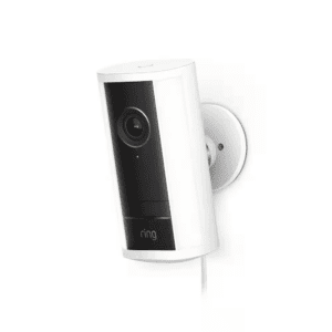 Spotlight Cam Pro (2Nd Gen), Plug-In - Retinal 4K Security Camera, 10X Enhanced Zoom, 2-LED Spotlights, White