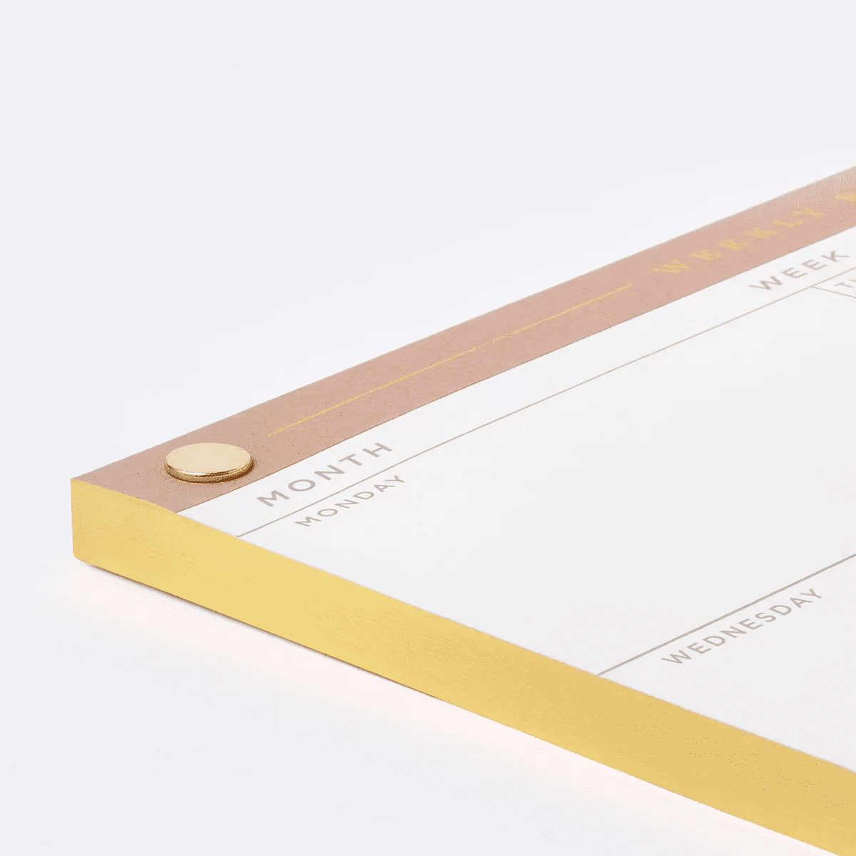 52 Page Special Rule Weekly Tear off Planner 10" X 7.5" Mauve - Threshold™: Journal, Notebook, Office Supplies, Stationery - Image 3