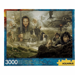 Aquarius Puzzles the Lord of the Rings Saga 3000 Piece Jigsaw Puzzle