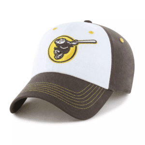 MLB San Diego Padres Coop Catcher Hat: Adjustable Cotton Baseball Cap with Team Logo