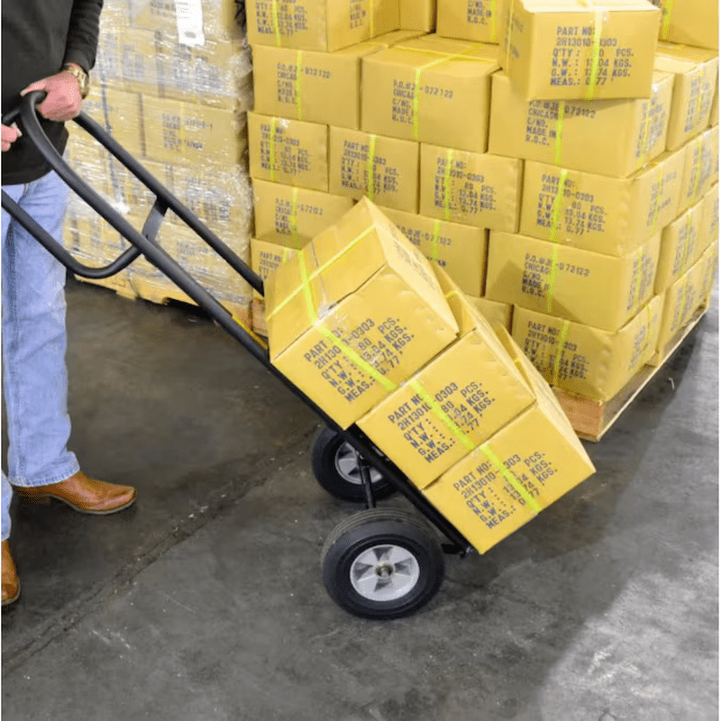 800-Lbs. Capacity 2 -Wheel Black Steel Standard Hand Truck - Image 7