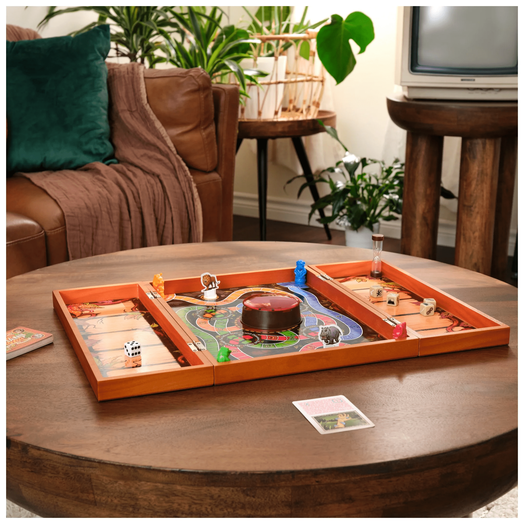 , Jumanji the Game, Real Wooden Box Edition of the Classic Adventure Board Game, Ages 8 and Up - Image 8
