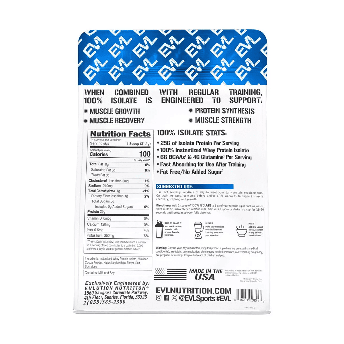 Evlution Nutrition 100% Whey Protein Isolate - Image 3