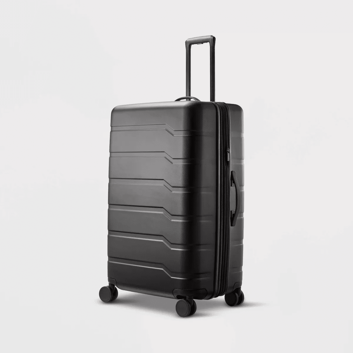 Hardside Large Checked Spinner Suitcase - Open Story - Image 9
