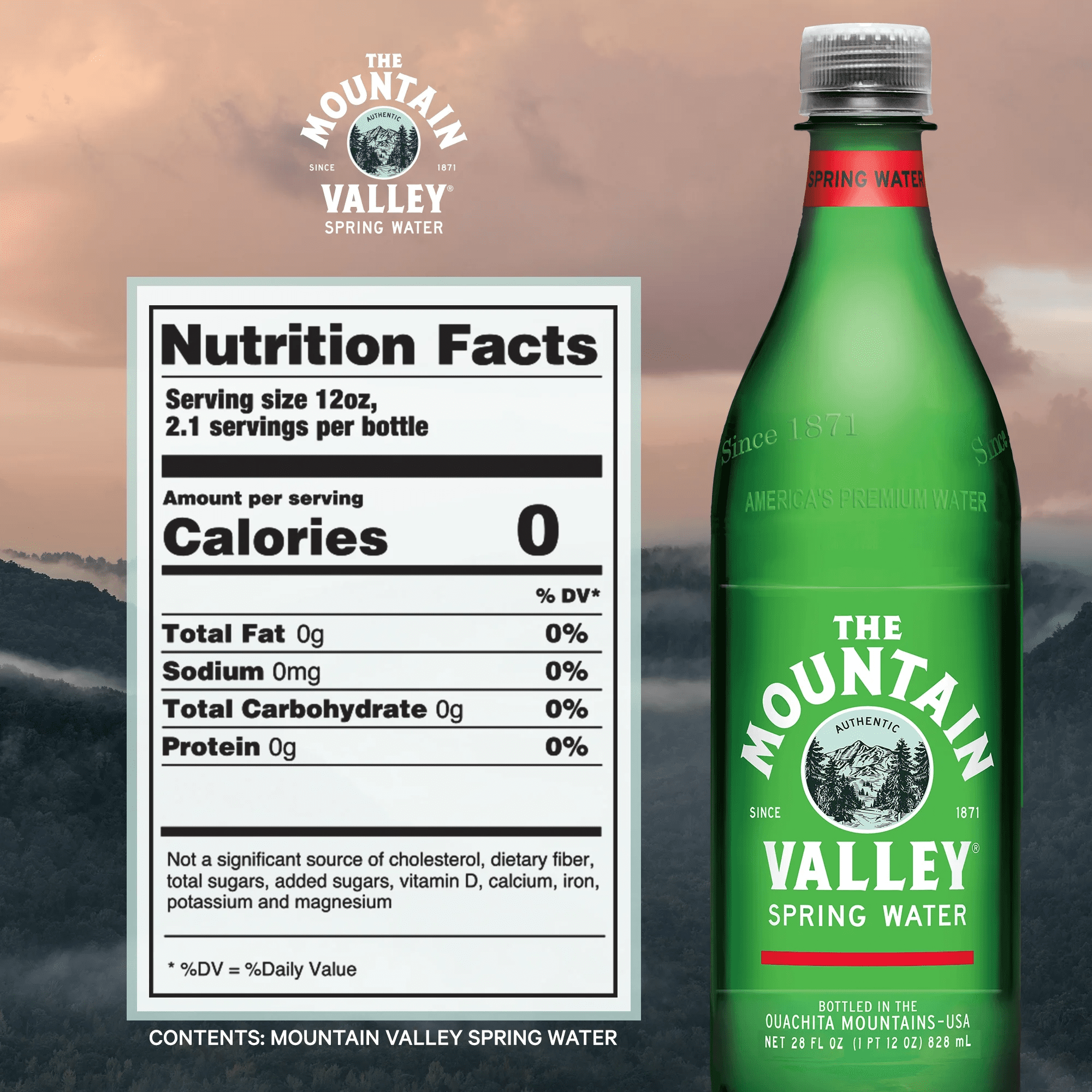 Water, 28 Fl Oz, Single Plastic Bottle - Image 2