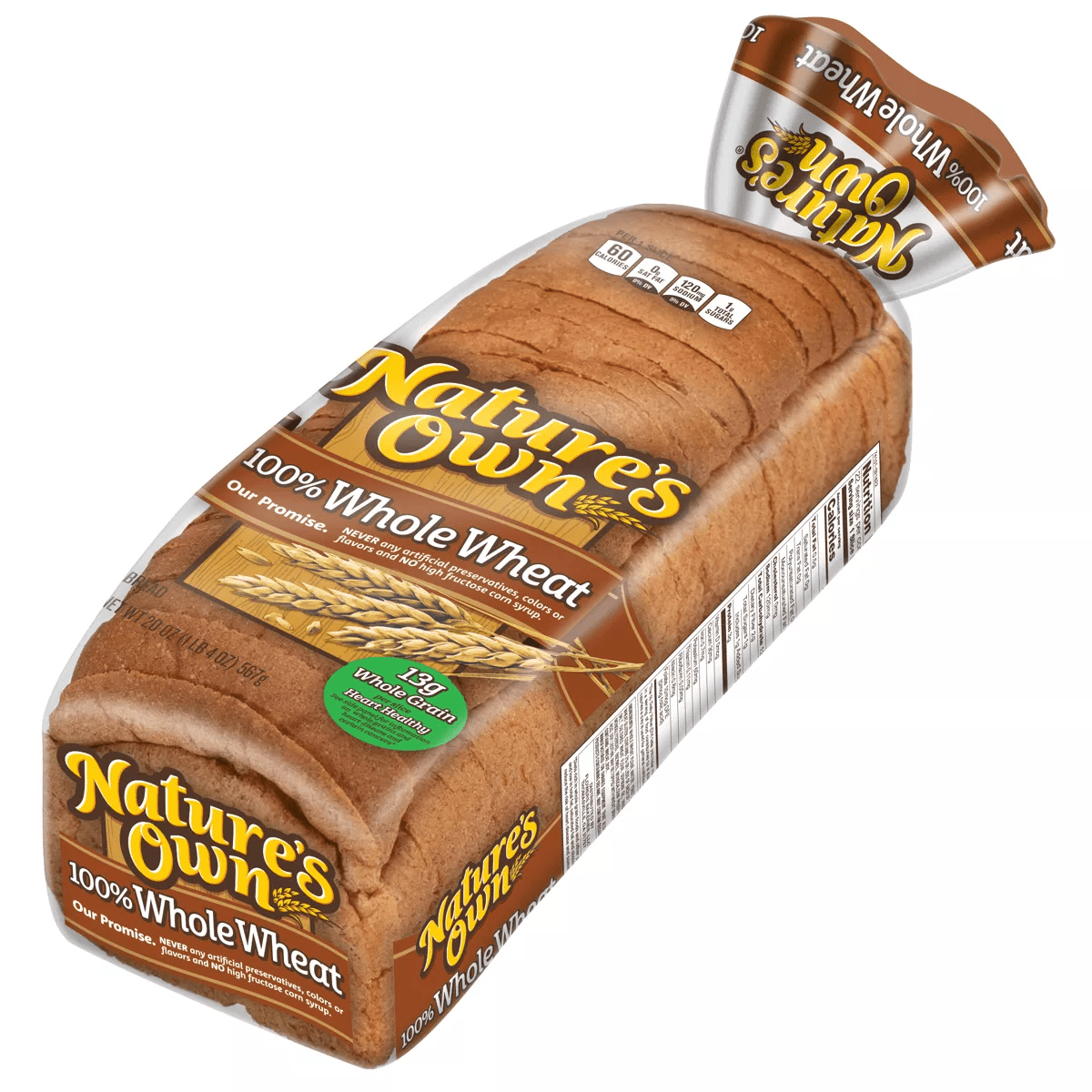 Nature'S Own 100% Whole Wheat Bread - 20Oz - Image 14