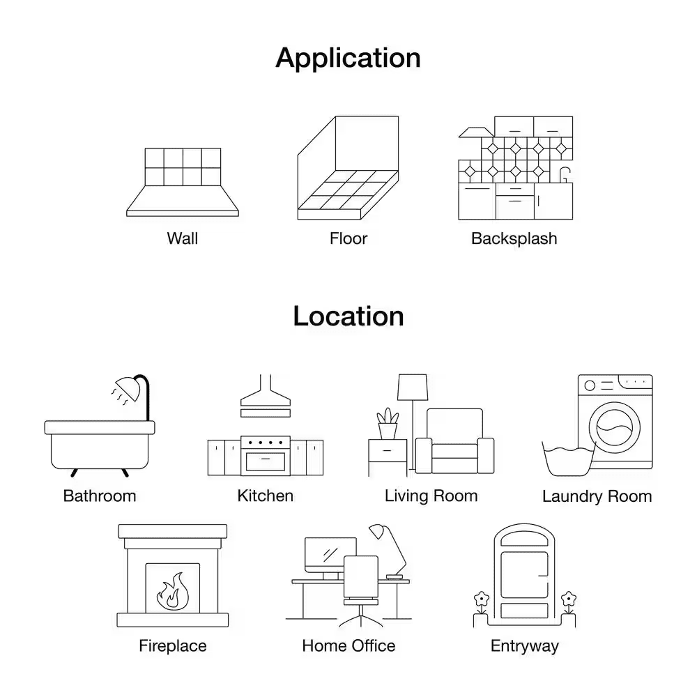 Trace Meadow 6 In. X 36 In. Golden Brown Glazed Porcelain Floor and Wall Tile (14.5 Sq. Ft./Case) - Image 9