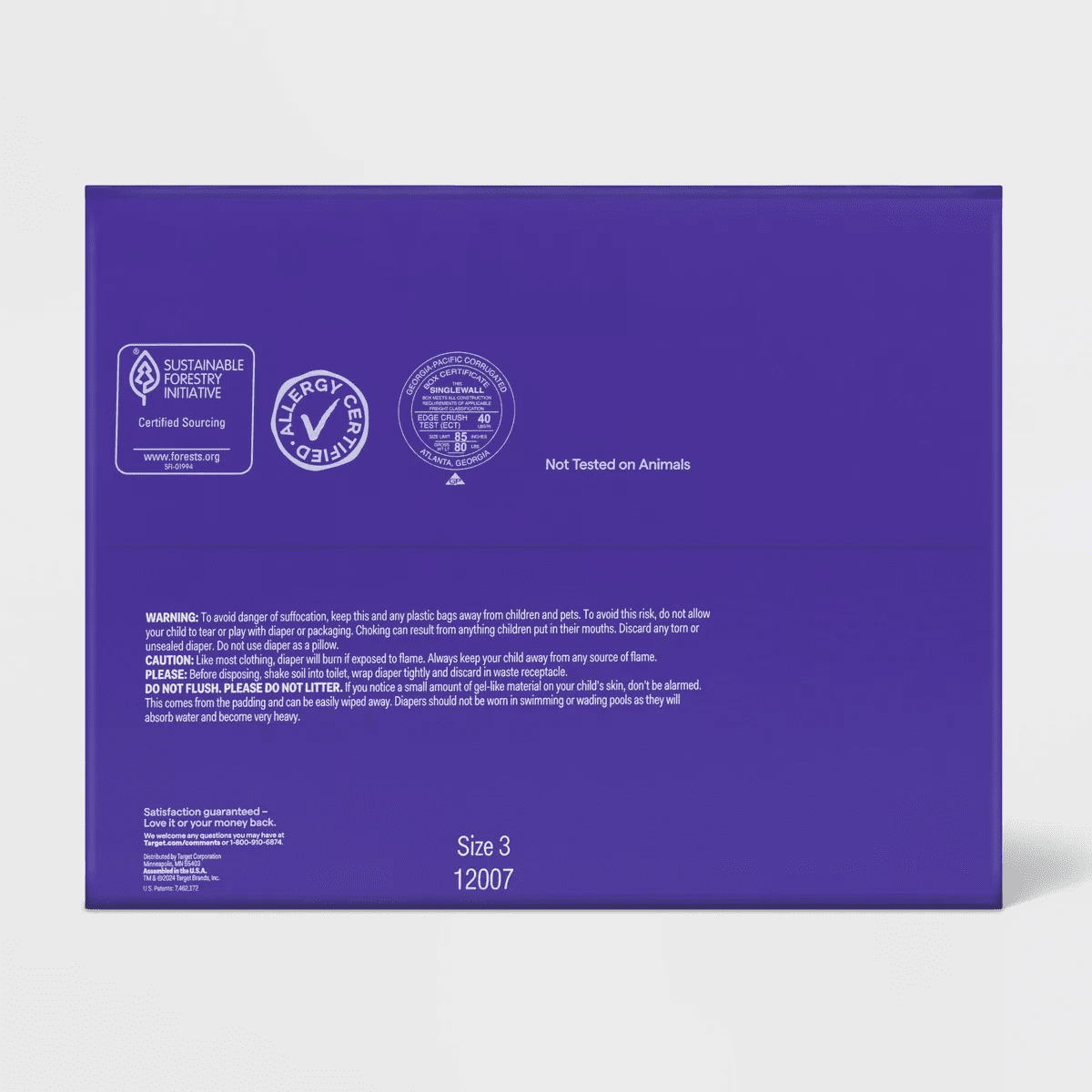 Disposable Overnight Diapers - Up&Up (Select Size and Count) (Color or Pattern May Vary) - Image 5