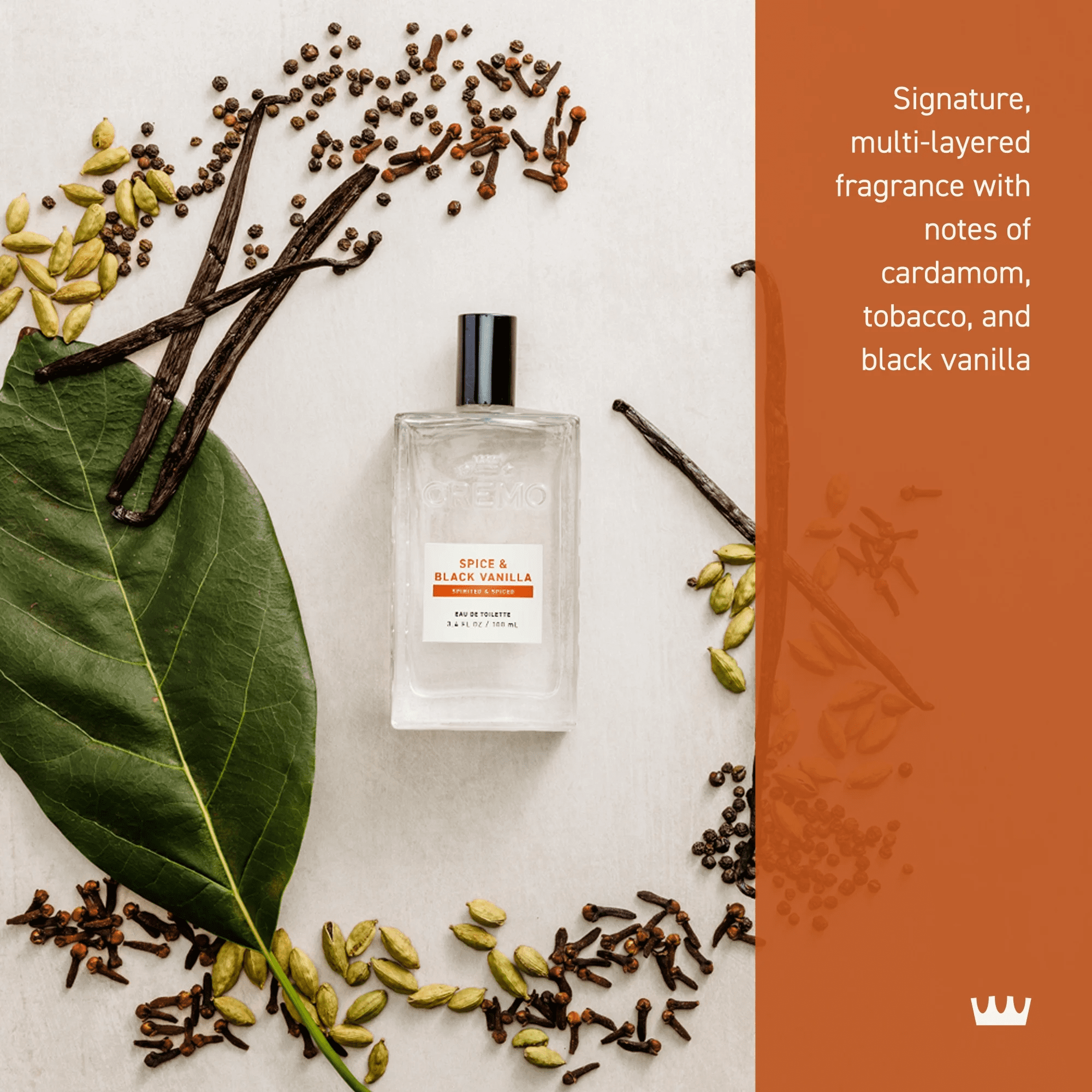 Men'S Cologne Spray, Spice & Black Vanilla Scent, 3.4 Fl Oz - Image 2