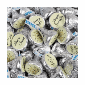 85 Pcs Wedding  Hershey'S Kisses Milk Chocolate (13.6Oz, Approx. 85 Pcs) - Floral - by Just