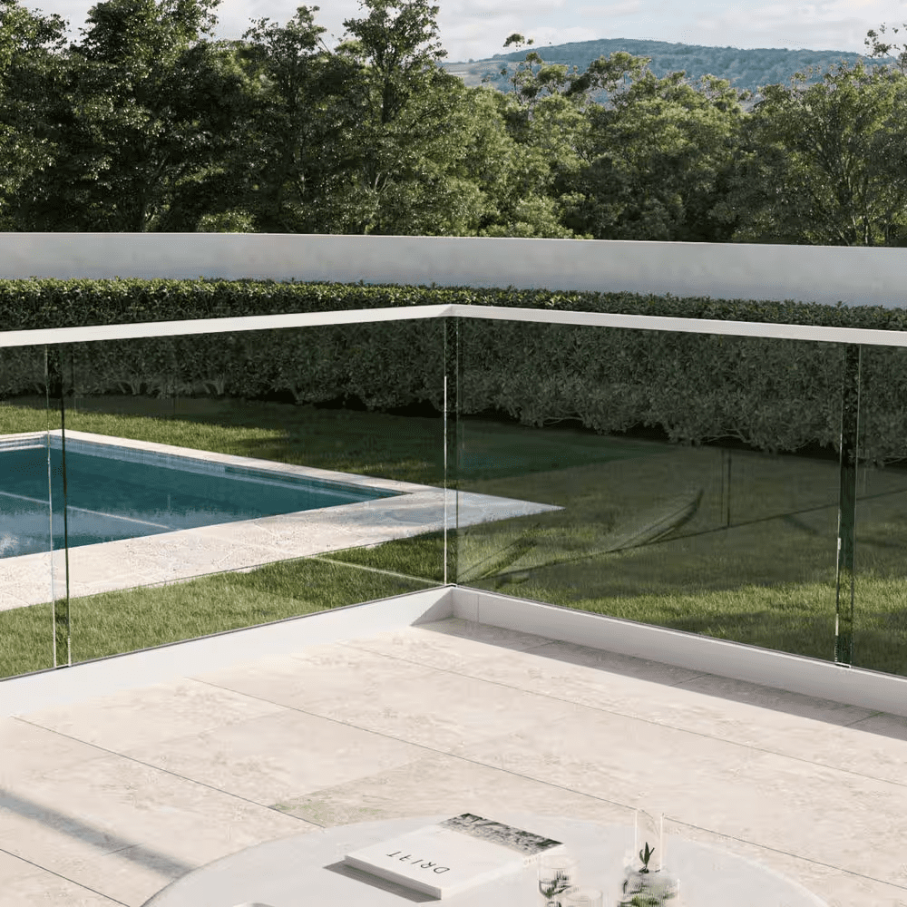 Rana 10 Ft. White Aluminum Base Rail - Image 4