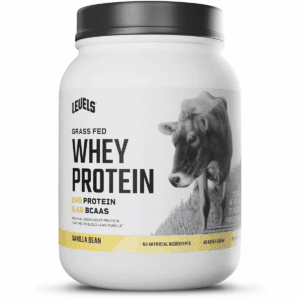 Levels Grass Fed Whey Protein Powder - Vanilla - 23.7Oz