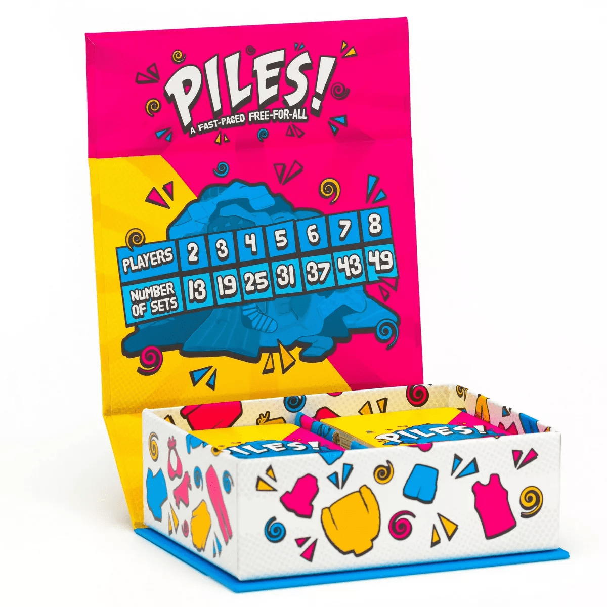 Lost Boy Entertainment Piles! Card Game: Memory Skills, 2-8 Players, Action, 5-15 Min - Image 3