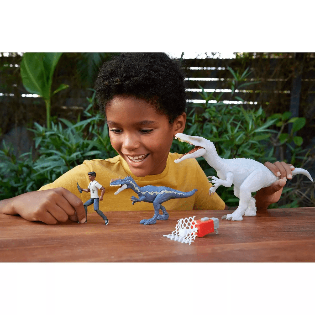 Jurassic World Chaos Theory: Darius & Baryonyx & Monolophosaurus Action Figure Toys - Image 2