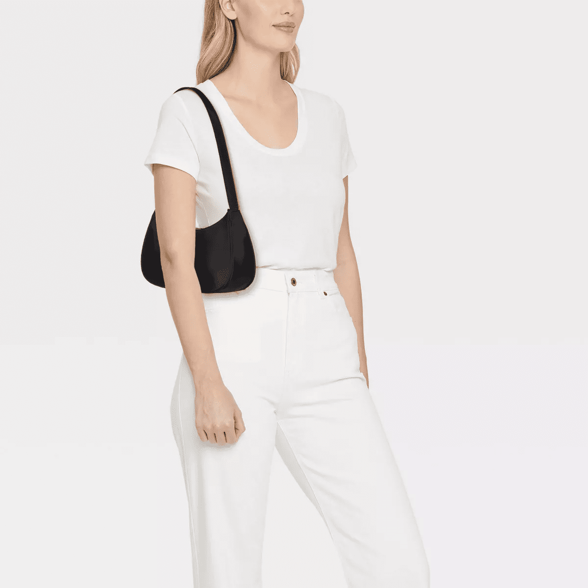 Simple Shoulder Bag - Wild Fable™ Black - Image 2