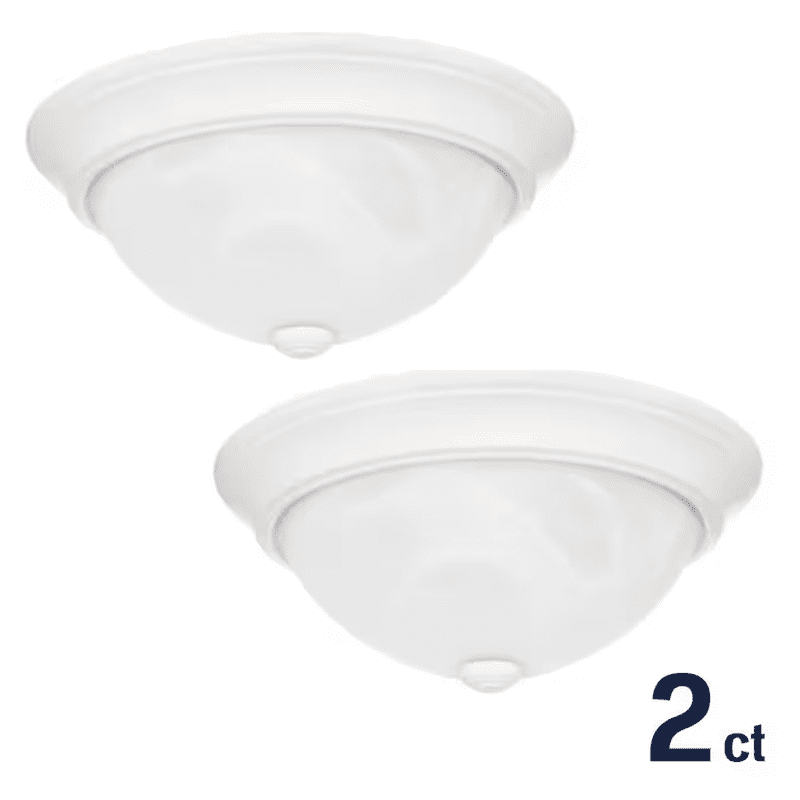2 -Light 13-In Gloss Bronze Flush Mount Light 2 -Pack - Image 16