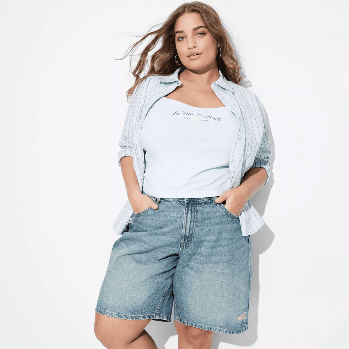 Women'S Mid-Rise Easyrigid Cut-Off Jorts - Image 7