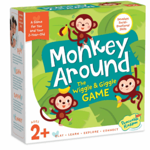 Peaceable Kingdom Monkey around Board Game: Educational Fun with Cards & Figures for 2+ Players, 30+ Minutes of Play