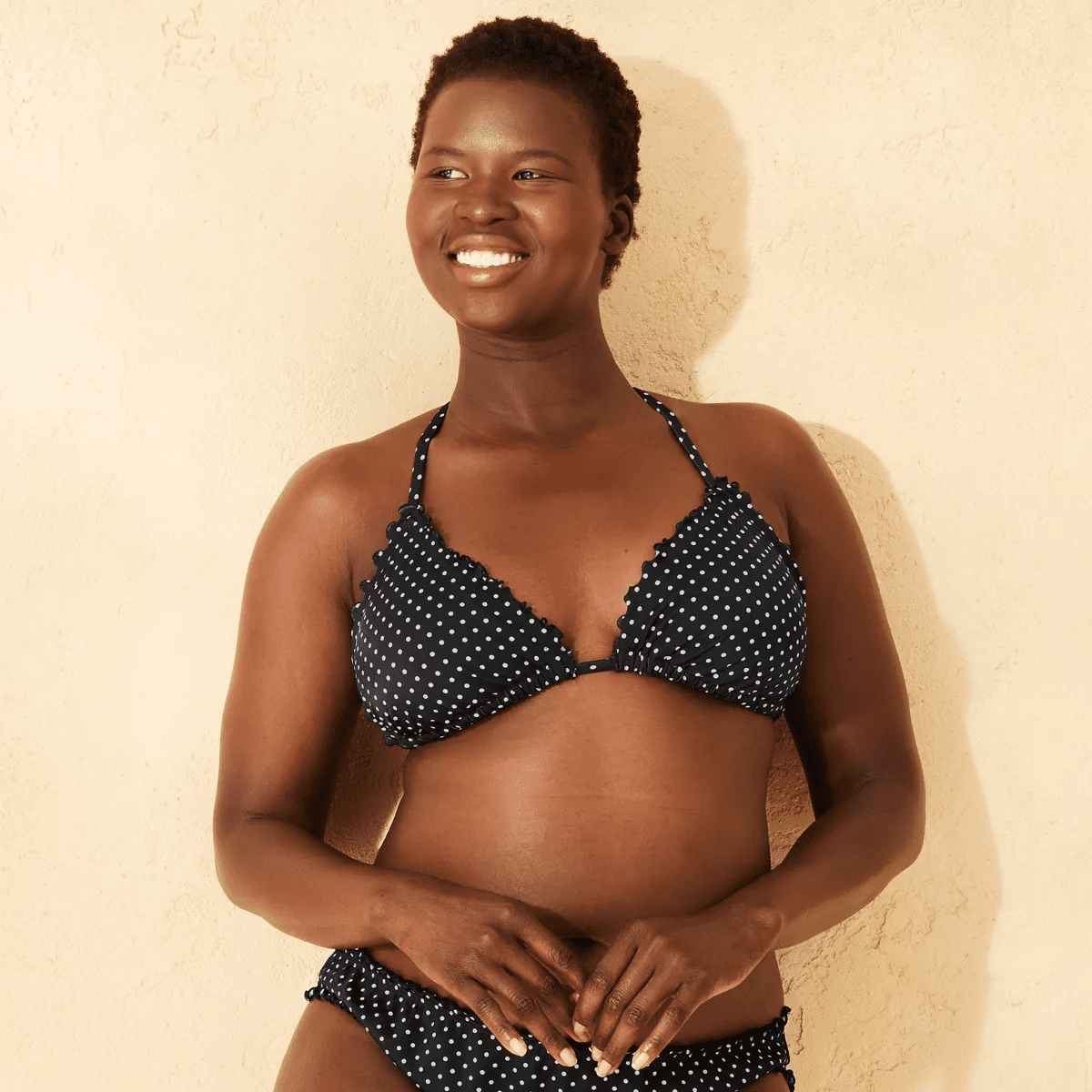 Women'S Ruffle Edge Triangle Bikini Top - Shade & Shore - Image 5