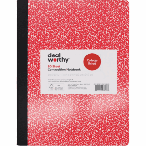 Composition Book College Ruled - Dealworthy