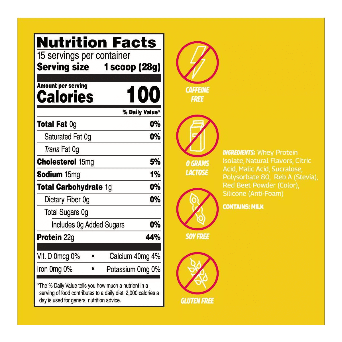 Seeq Clear Protein Powder - Strawberry Lemonade - 15 Servings - Image 6