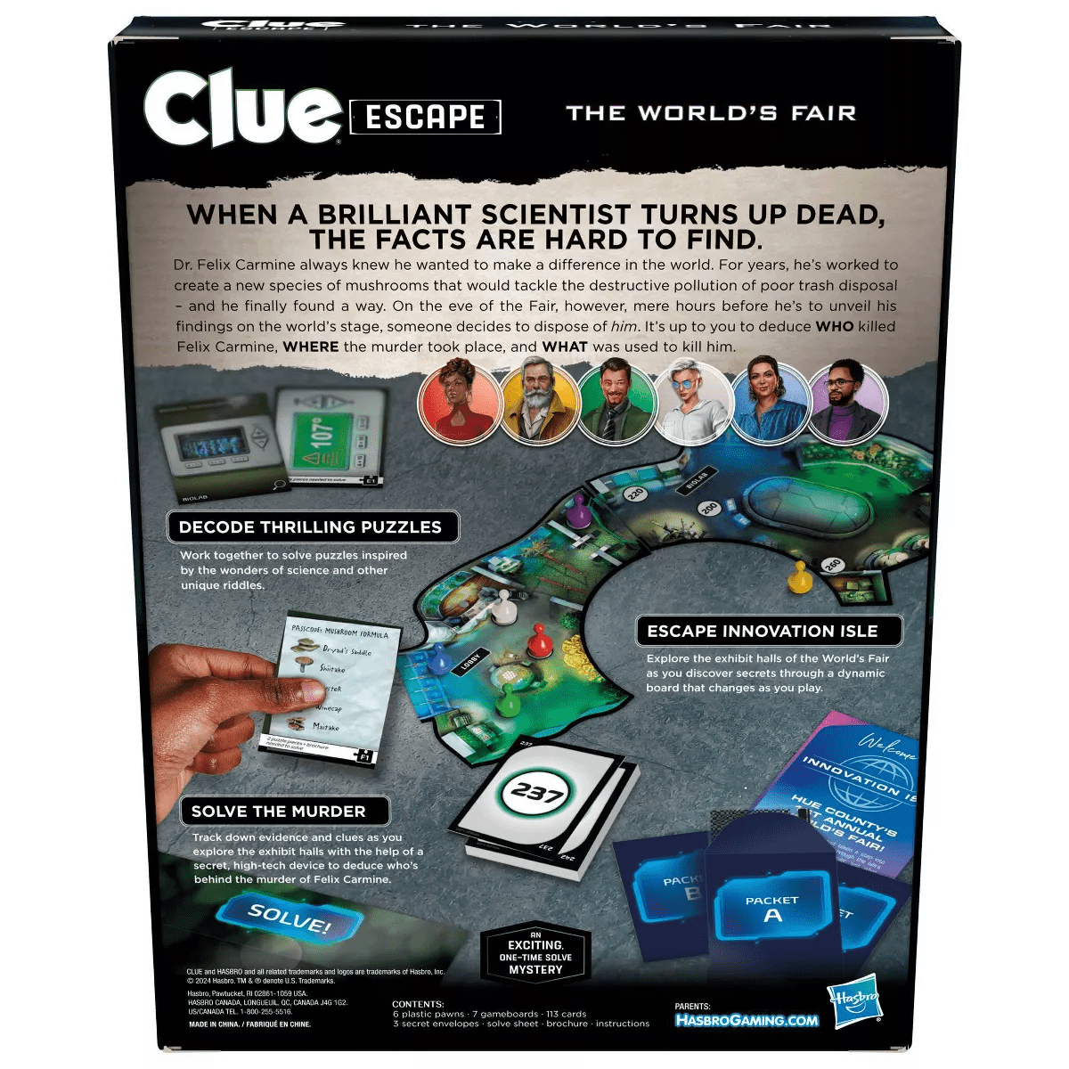 Hasbro Gaming Clue Escape the World'S Fair Game - Image 6