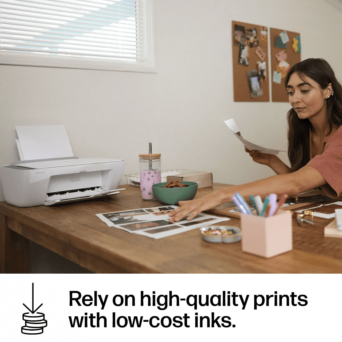 HP Deskjet 2855E Wireless All-In-One Color Printer Scanner Copier with 3 Months Free Instant Ink (588S5A) - Image 12