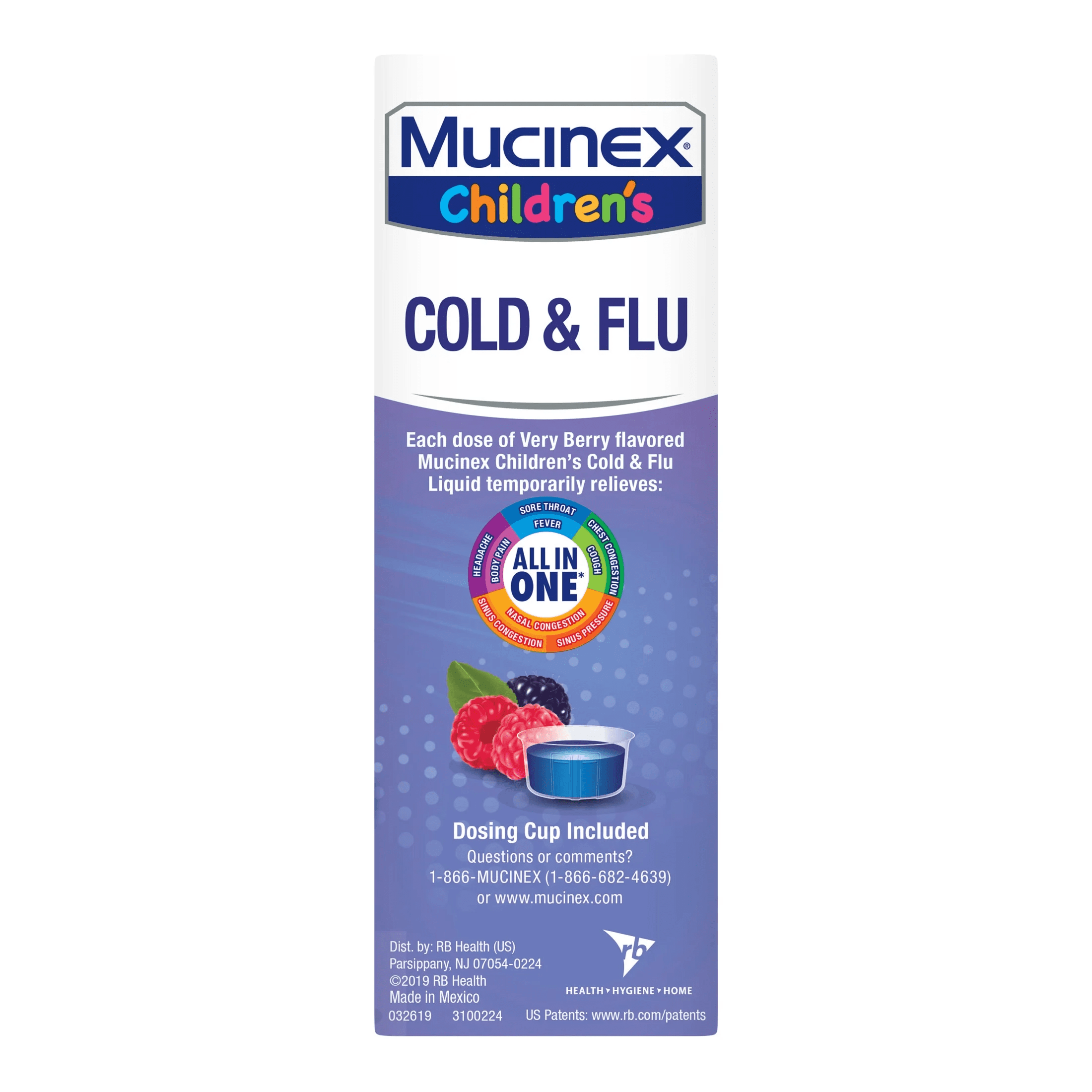 Children'S Cold and Flu Cough OTC Medicine for Kids, Very Berry Flavor Liquid, 4 Fl Oz - Image 12