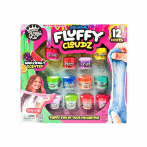 Compound Kings Fluffy Cloudz Box Set - 12Pk: Creative Thinking Slimes, 1.6 Net Weight, 12 Pieces