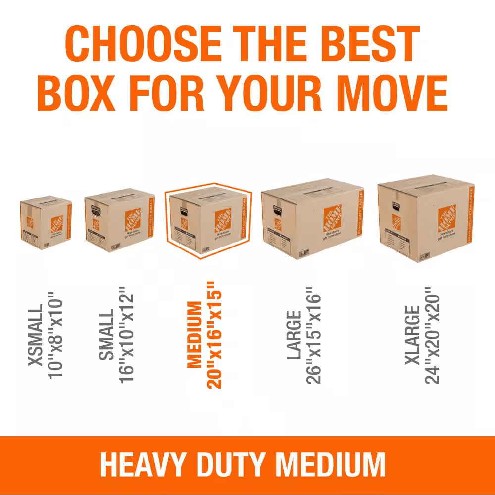 20 In. L X 16 In. W X 15 In. D Heavy-Duty Medium Moving Shipping and Packing Box with Handles (10-Pack) - Image 8