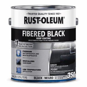 Black,  Fibered Roof Coating, Gallon