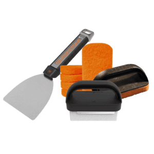 Culinary 10-Piece Cleaning Kit with Pumice Grill Cleaning Block 4-In with Scraper Blade