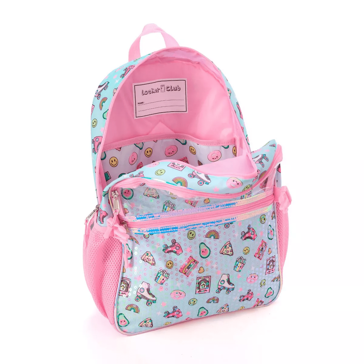 Locker Club Kids' 16L Kids Backpack with Clear Lunch Stationery - Image 5