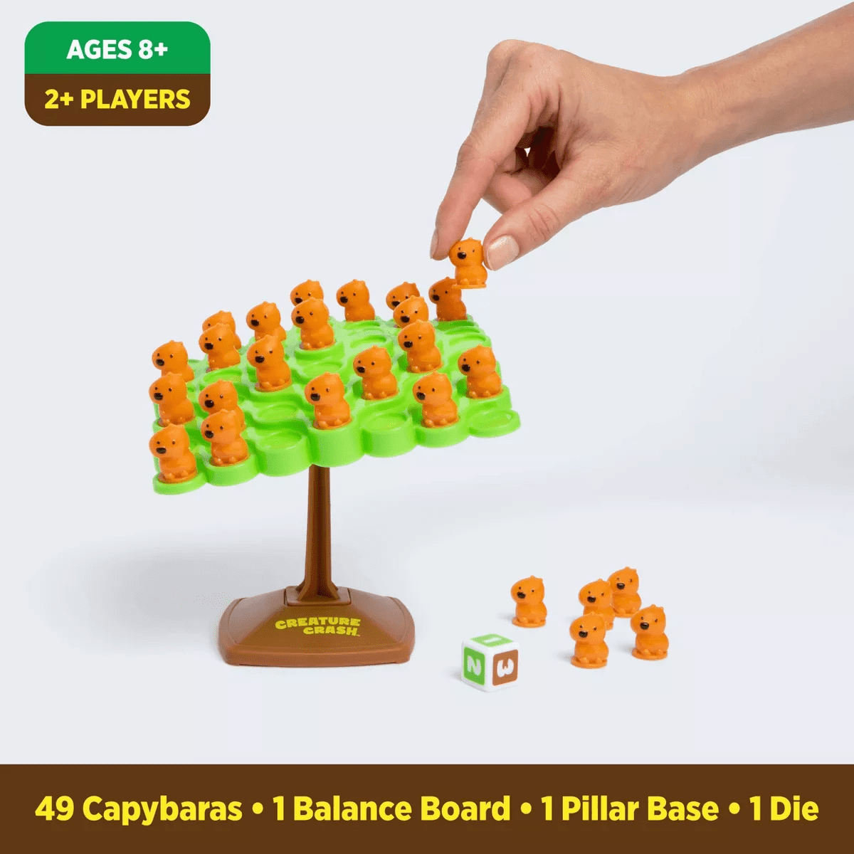 Capybara Crash Toppling Tower by What Do You Meme?: Creative Thinking Classic Board Game, 2+ Players, 5-15 Min Game - Image 5