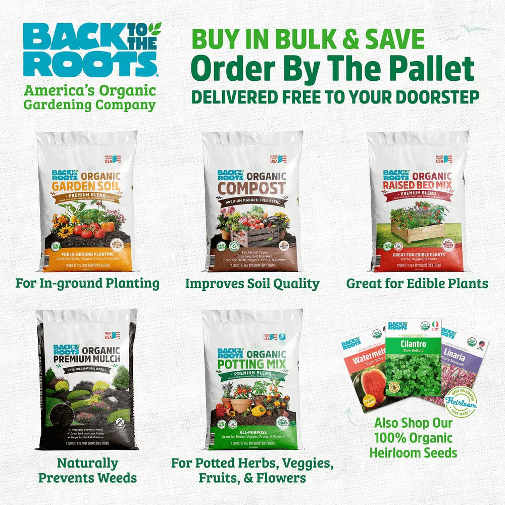 Organic Garden Soil (1 Cu.Ft.) Peat-Free, Blended with Organic Fertilizer - Image 8