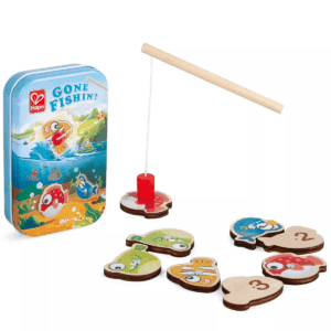 Hape: Gone Fishin'! - Kids Magnetic Fishing Game, Learn Basic Math Skills, 2+