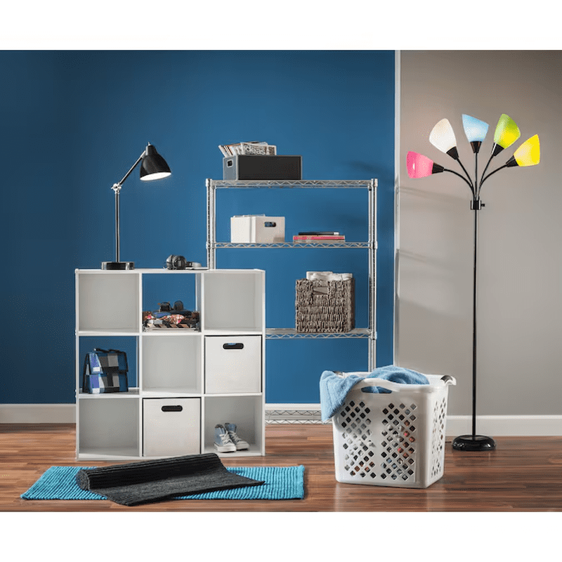 4 -Tier Chrome Metal Utility Shelving Unit with Wire Shelves ( 35.7-In W X 14-In D X 53-In H ) - Image 6